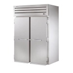 True STR2FRI-2S - Roll-In Freezer, two-section, (2) solid doors, stainless steel front & sides